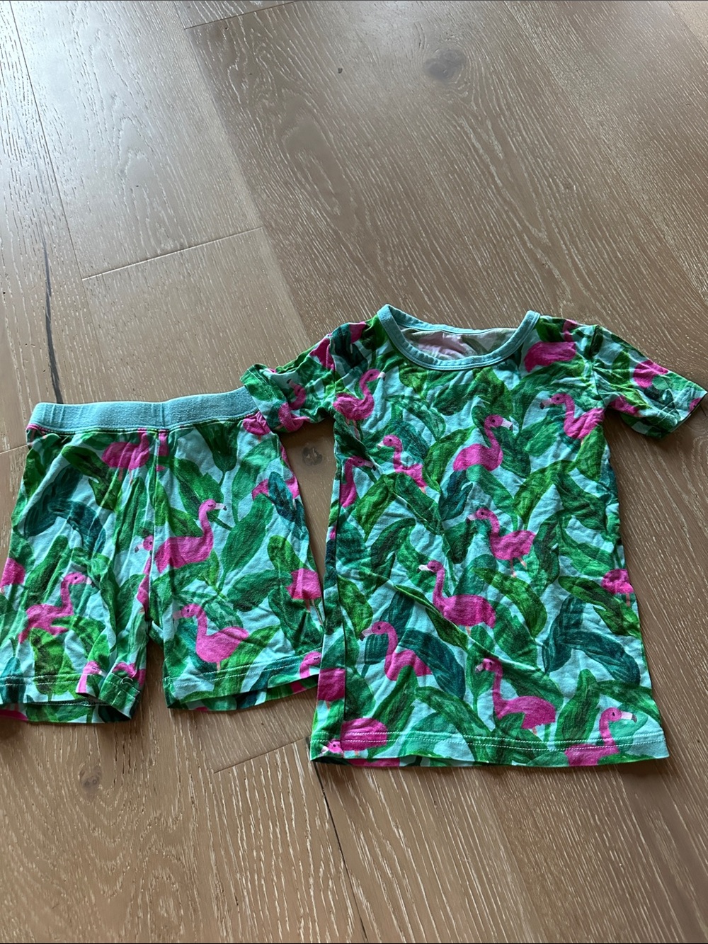 Little Sleepies Flamingo Kids Pajama Set